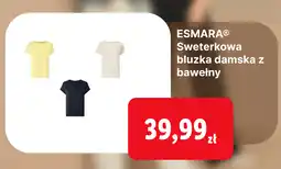 Lidl Sweterkowa bluzka damska oferta