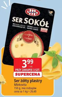E.Leclerc Ser żółty plastry Mlekovita oferta
