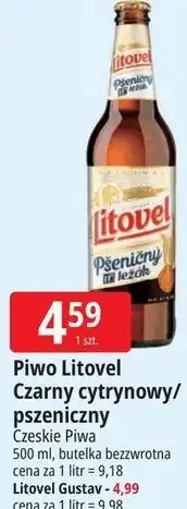 E.Leclerc Piwo Litovel Czarny cytrynowy/pszeniczny oferta