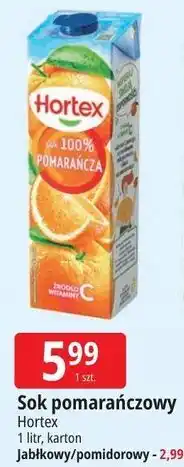 E.Leclerc Sok pomarańczowy Hortex oferta