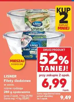 Kaufland Lisner Filety śledziowe w sosie oferta