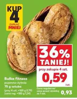 Kaufland Bułka fitness pszenno-żytnia oferta