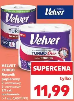 Kaufland Velvet Turbo Ręcznik papierowy oferta