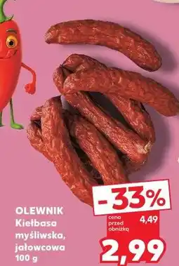 Kaufland Olewnik Kiełbasa myśliwska, jałowcowa oferta