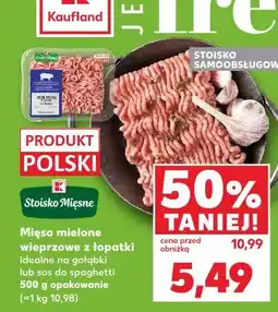 Kaufland Mięso mielone wieprzowe z łopatki Stoisko Mięsne oferta
