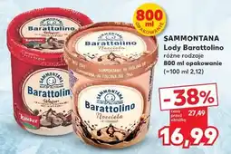 Kaufland Sammontana Lody Barattolino różne rodzaje oferta