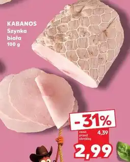Kaufland Kabanos Szynka biała oferta