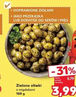 Kaufland Zielone oliwki z migdałami oferta