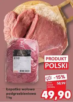 Kaufland Łopatka wołowa podgrzebieniowa oferta