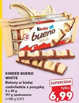 Kaufland Kinder Bueno White Batony oferta