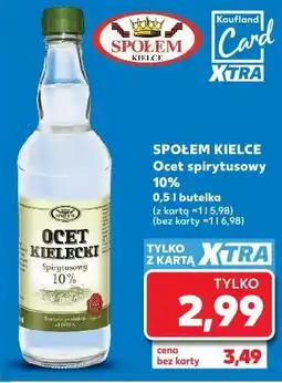 Kaufland Społem Kielce Ocet spirytusowy 10% oferta