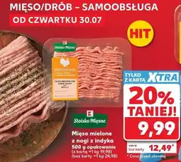 Kaufland Stoisko Mięsne Mięso mielone z nogi z indyka oferta