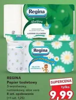 Kaufland Regina Papier toaletowy 3-warstwowy, rumiankowy, aloe vera oferta