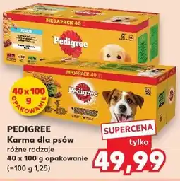 Kaufland Pedigree Karma dla psów różne rodzaje 40 x 100 g opakowanie oferta