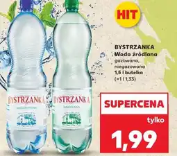 Kaufland Bystrzanka Woda źródlana gazowana, niegazowana oferta