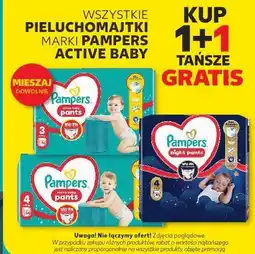 Kaufland Pieluchomajtki Pampers Active Baby oferta