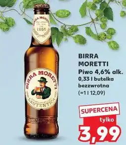 Kaufland Birra Moretti Piwo 4,6% alk oferta