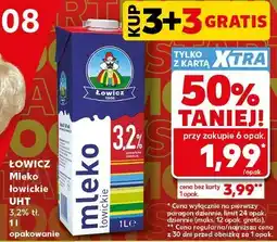 Kaufland Łowicz Mleko łowickie UHT 3,2% tł oferta