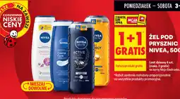 Biedronka Żel pod prysznic Nivea oferta