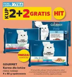 Kaufland Gourmet Karma dla kotów różne rodzaje 4 x 85 g opakowanie oferta