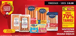Biedronka Wszystkie parówki Kraina Wędlin oferta
