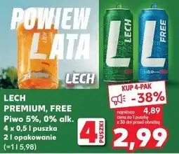 Kaufland Lech Premium, Free Piwo 5%, 0% alk oferta