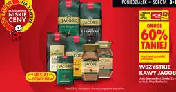 Biedronka Kawy Jacobs (mielone, ziarniste i rozpuszczalne) oferta