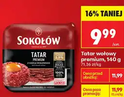 Biedronka Tatar wołowy premium Sokołów oferta