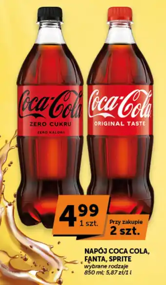 Groszek Napój Coca Cola, Fanta, Sprite oferta