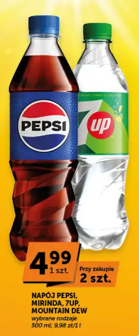 Groszek Napój Pepsi, Mirinda, 7Up, Mountain Dew oferta
