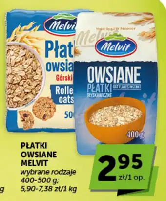 Groszek Płatki Owsiane Melvit oferta