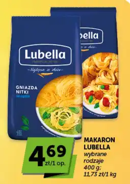 Groszek Makaron Lubella wybrane rodzaje oferta