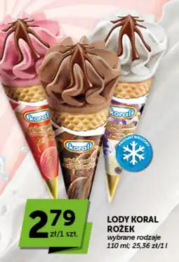 Groszek Lody Koral Rożek oferta