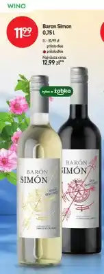 Żabka Wino białe półsłodkie Baron Simon oferta