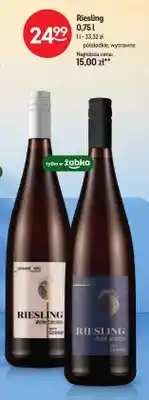 Żabka Wino białe półsłodkie Riesling Weißer Edelstein oferta