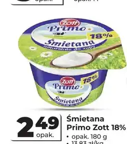 Odido Śmietana Primo Zott 18% oferta