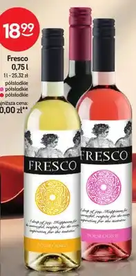 Wino Fresco półsłodkie różowe