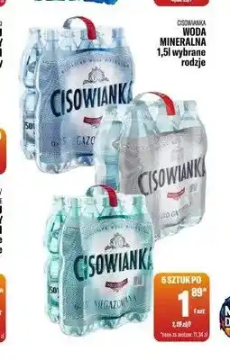 TomiMarkt Woda mineralna Cisowianka niegazowana oferta