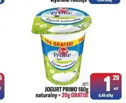 TomiMarkt Jogurt Primo naturalny Zott 180 g + 20 g gratis oferta