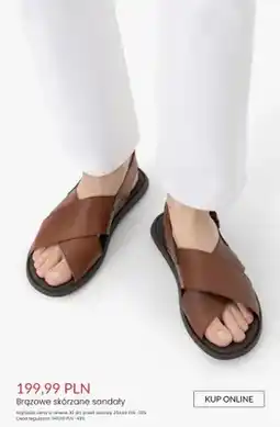 Ryłko Sandały skórzane brązowe oferta