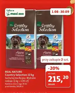 Maxi Zoo Sucha karma dla psa REAL NATURE Country Selection Alpine oferta