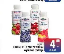 TomiMarkt Jogurt pitny Skyr jagoda Piątnica oferta