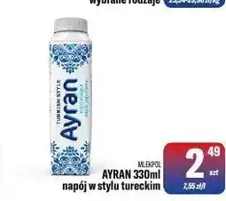 TomiMarkt Ayran napój w stylu tureckim Mlekpol oferta