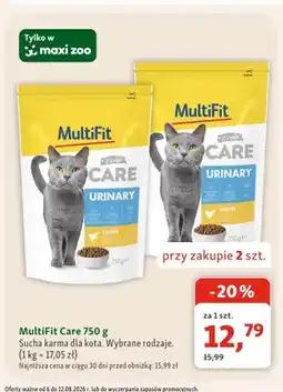 Maxi Zoo Sucha karma dla kota MultiFit Care Urinary Huhn oferta
