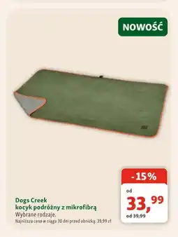 Maxi Zoo Kocyk podróżny z mikrofibry dla psa Dogs Creek oferta