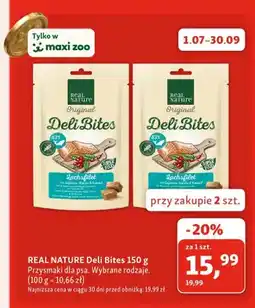 Maxi Zoo Przysmaki dla psa REAL NATURE Deli Bites Lachsfilet oferta