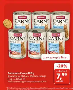 Maxi Zoo Mokra karma dla kota Animonda Carny Adult Huhn + Lachs oferta