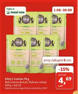 Maxi Zoo Mokra karma dla kota Kitty's Cuisine oferta