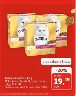 Maxi Zoo Mokra karma dla kota Gourmet Gold Double Pleasure 8-pak oferta