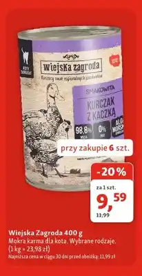 Maxi Zoo Mokra karma dla kota Wiejska Zagroda Kurczak z kaczką oferta
